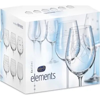 Sklenice Crystalex Elements 450 ml 6 ks