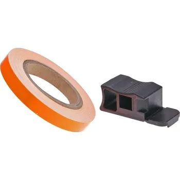 Samolepicí dekorace na vozidlo Lampa Reflexní proužek, oranžová linka kola 750 cm x 5 mm,