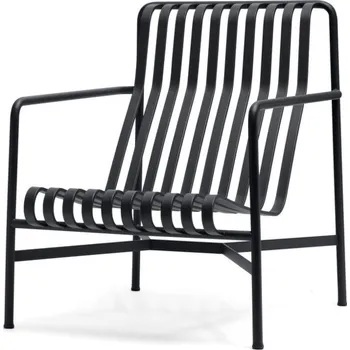 HAY Křeslo Palissade Lounge Chair High, anthracite