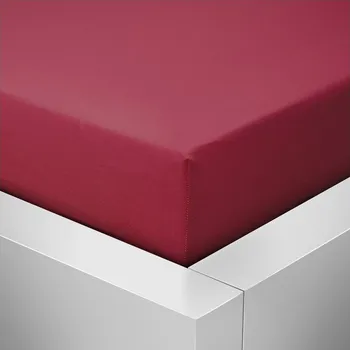 Prostěradlo Numberoplus Jersey prostěradlo vínová Velikost: 180 x 200 cm