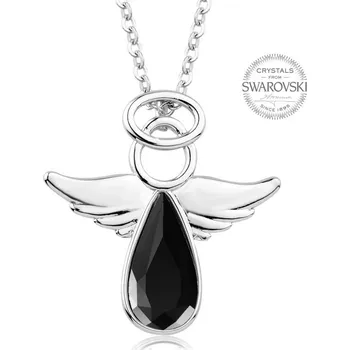 Náhrdelník Šperky LAFIRA Style Přívěsek anděl Rafael černá