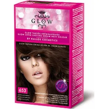 Barva na vlasy Kallos GLOW - barva pro domácí použití Kallos GLOW krém. barva čokolád. hnedá č.653 40ml