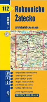 Rakovnicko, Žatecko: Cyklomapa č. 112 1:70 000 - Kartografie Praha (2008, mapa)