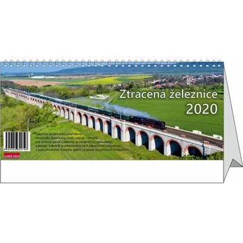 Kalendář Ztracená železnice stolní kalendář 2019 - Carpe Diem