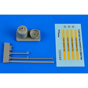 Plastikový model Aerobonus 1/32 5 gallon waste oil drain tank