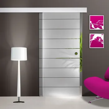 Interiérové dveře Glasdesign Malaga skleněné posuvné dveře 775 x 2050 mm
