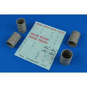 Plastikový model Aerobonus 1/32 US 55 gallon barrels (empty)