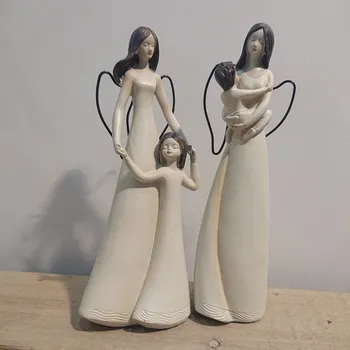 Prodex Import Anděl s dítětem dekorační figura