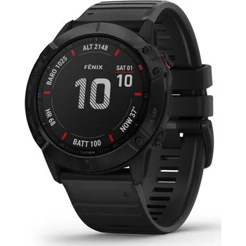 Garmin Fenix 6X Glass Black/Black Band (MAP/Music) Chytré hodinky Garmin Fenix 6X Glass Black/Black Band (MAP/Music)