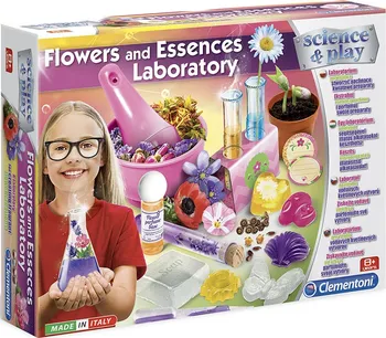 Dětská vědecká sada Clementoni Hraj si a poznávej Laboratoř na výrobu voňavých květinových výtvorů