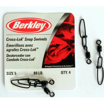 Berkley Obratlík s karabinou McMahon Cross 10 18,2 kg 5 ks