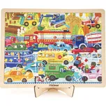 MiDeer Puzzle Rušný provoz 100 dílků