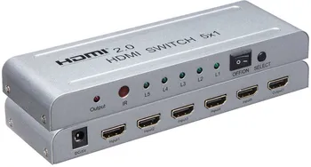Switch PremiumCord 4Kx2K@60Hz HDMI switch 5:1