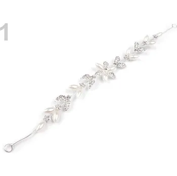 Ozdoba do vlasů Štrasová ozdoba do vlasů 1 1ks