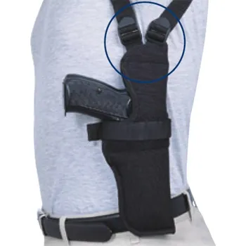 Příslušenství pro sportovní střelbu Podpažní pouzdro svislé DASTA 215-1/O CZ 75/85, Beretta 92, Colt 1911