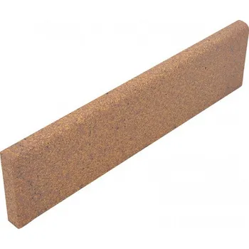 Dlažba Gresan Natural, sokl, hnědá, 8 x 25 cm