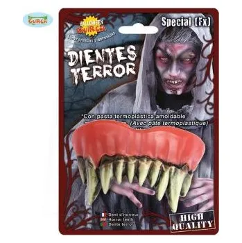 Karnevalový doplněk Zuby - netvor- stvůra - Halloween