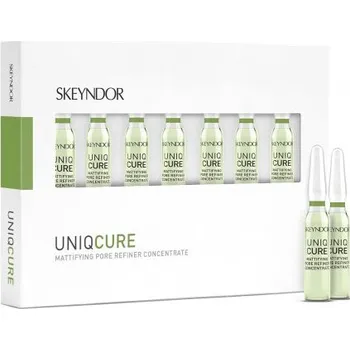 Pleťové sérum Skeyndor Uniq Cure Mattifying Pore Refiner Concentrate - Koncetrát pro zmatnění a zmenšení pórů 7 x 2 ml