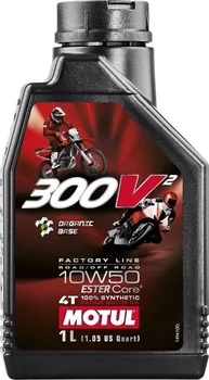 Motorový olej Motul 300V 4T Factory Line 10W-50 1 l