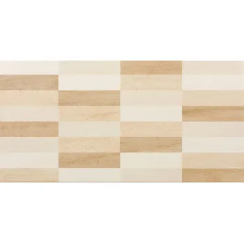 Obklad KS line Timber WADMB123, inzerto, hnědobéžová, 20 x 40 x 0,7 cm