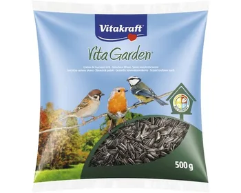 Krmivo pro ptáka Vitakraft Vita Garden Slunečnice páskovaná 500 g