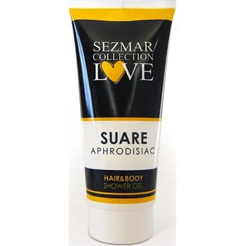 Sprchový gel Sezmar Love Přírodní sprchový gel na vlasy a tělo s afrodisiaky suare 200 ml
