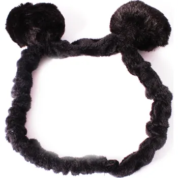 Gumička s bambulemi Barva: černá