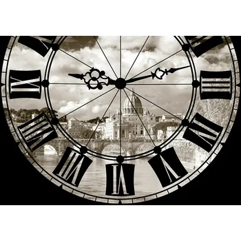 Fototapeta FTN S 2477 AG Design vliesová fototapeta 4-dílná Clock, velikost 360 x 270 cm