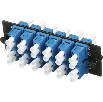 Elektrický konektor FAP12WBUDLCZ Osazený FAP panel, 12x LC duplexní spojka, SM, modrá