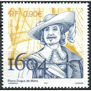 Poštovní známka Post France (2004) MiNr. 3822 ** - Francie - 400. výročí francouzského osídlení Severní Ameriky
