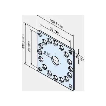 Pohon brány Uchycení HK 10×10