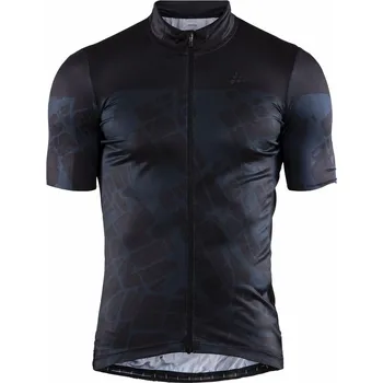 Craft Hale Graphic s krátkým rukávem M černý cyklistický dres Craft Hale Graphic s krátkým rukávem M černý