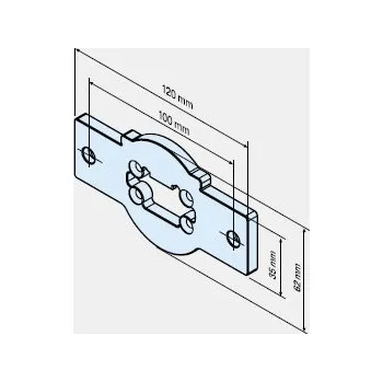 Pohon brány B uchycení L