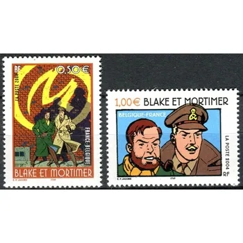 Poštovní známka Post France (2004) MiNr. 3813 - 3814 ** - Francie - 100. narozeniny Edgar Pierre Jacobs