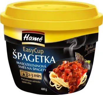 Hotové jídlo Hamé EasyCup Špagetka 400 g