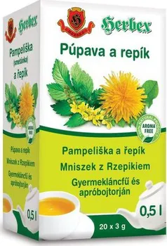 Čaj Herbex Pampeliška a řepík 20 x 3 g