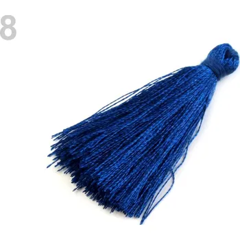 STŘAPEC 40MM - různé barvy - 1KS Střapec 40mm: 08 Modrá