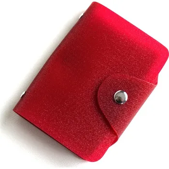 Peněženka BRIGHT Pouzdro na vizitky Bordo/Třpitivý lesk (BR14-A002-10SYN)