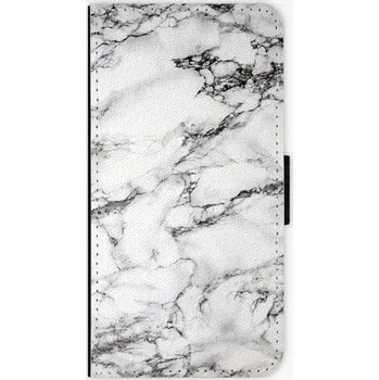 iSaprio White Marble 01 pro Huawei P20 Lite flipové Pouzdro na mobilní telefon iSaprio White Marble 01 pro Huawei P20 Lite flipové