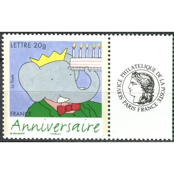 Poštovní známka Post France (2006) MiNr. 4102 II. ** - Francie - Gratulační známka: narozeniny