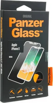 PanzerGlass ochranné sklo pro Apple iPhone X/XS bílé zakřivené