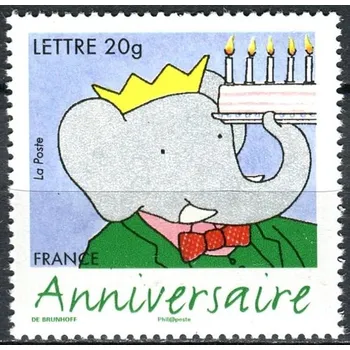 Poštovní známka Post France (2006) MiNr. 4102 ** - Francie - Gratulační známka: narozeniny