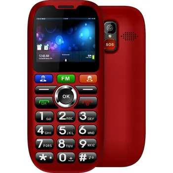 CUBE1 S100 Senior červený Mobilní telefon CUBE1 S100 Senior červený