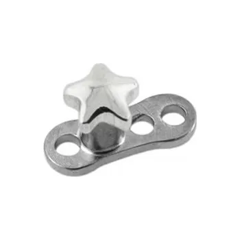 Piercing Piercingate Microdermal piercing - hvězdička PMD00049 - Průměr tyčky: 1,6 mm