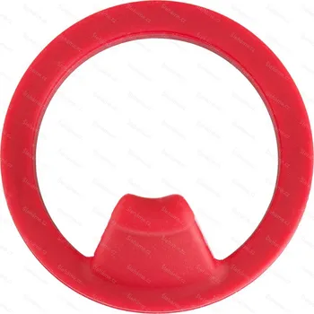 Těsnění hlavy s úchytem pro šlehačkové láhve iSi, červené