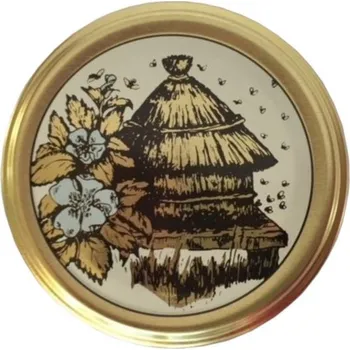 Víčko - zlaté s košnicí