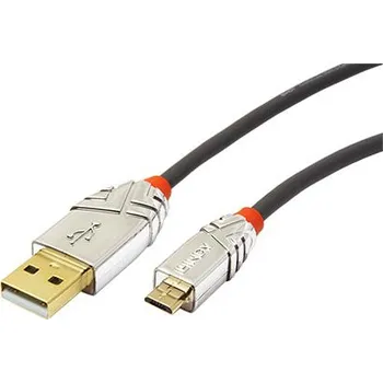 Datový kabel CROMO USB 2.0 kabel USB A(M) - microUSB B(M), 3m (36653) - 11.43.8023