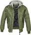 Pánský bomber Brandit MA1 Sweat Hooded Jacket 3150.136