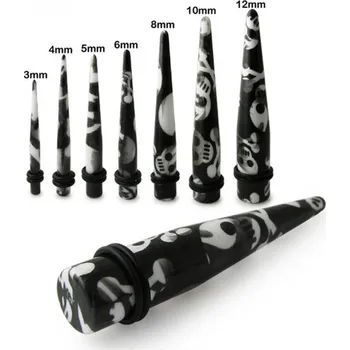 Piercing Piercingate Roztahovák do ucha - lebky PTP00259 - Průměr Tunely, plugy, roztahováky: 6 mm