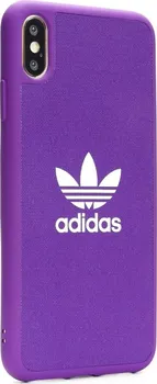 Pouzdro na mobilní telefon Adidas Originals Moulded Case Canvas pro Apple iPhone XS Max fialové